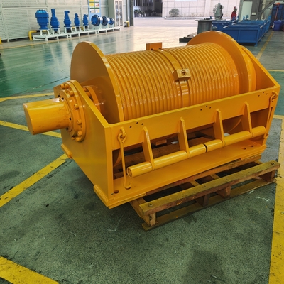 25T de alta torque de reboque do motor de linha de arame Vínculo hidráulico para o poste da bandeira Velocidade 0-40m/min