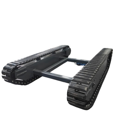 TR600 Custom 120KG Carga útil de controle remoto de todos os terrenos Chassi de rastreador de pista de borracha para robô UGV