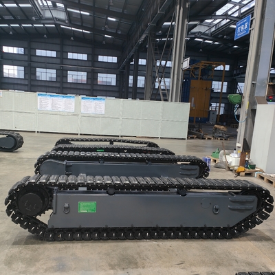TR600 Custom 120KG Carga útil de controle remoto de todos os terrenos Chassi de rastreador de pista de borracha para robô UGV