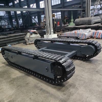 TR600 Custom 120KG Carga útil de controle remoto de todos os terrenos Chassi de rastreador de pista de borracha para robô UGV
