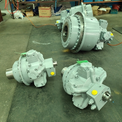 Motor de alto binário Transmissão hidráulica Caixa de engrenagens planetária para oficinas de reparação de máquinas