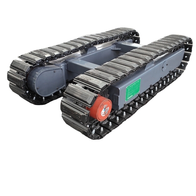 Chassis de aço com trilhos para carregadores de 200 kg na fábrica