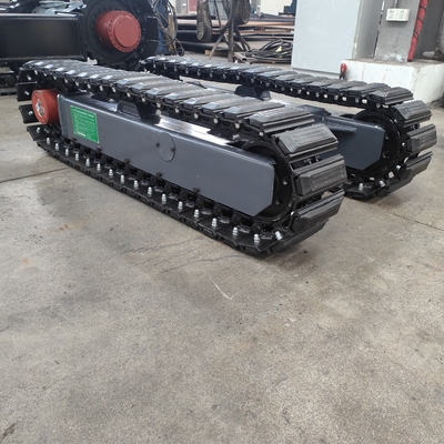 Chassis de aço com trilhos para carregadores de 200 kg na fábrica
