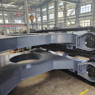 Caminhão subterrâneo de trilhos de aço para motor hidráulico de perfuração, partes de plataforma de robô de escavadeira