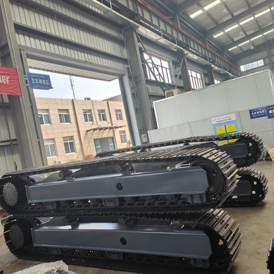 Caminhão subterrâneo de trilhos de aço para motor hidráulico de perfuração, partes de plataforma de robô de escavadeira