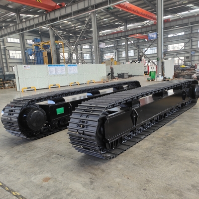 Lojas de material de construção Chassi de trilho de aço de borracha de 65 T Chassi de aço para escavadeira