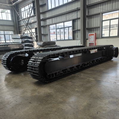 Lojas de material de construção Chassi de trilho de aço de borracha de 65 T Chassi de aço para escavadeira