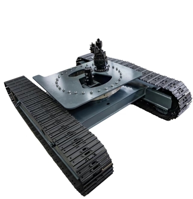 Mineração de energia 10T Chassi de subbaixo de trilho de borracha personalizado para veículos crawler