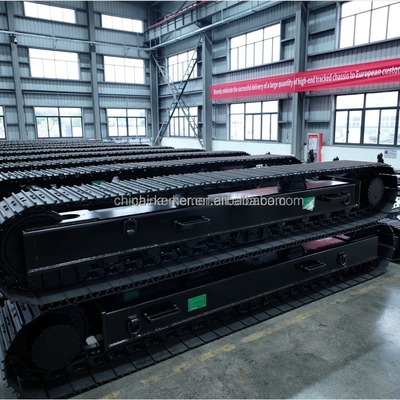 Chassis de subcarro de trilha de escavadeira para triturador móvel de mineração em condições de trabalho pesado