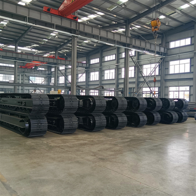Chassis de subcarro de trilha de escavadeira para triturador móvel de mineração em condições de trabalho pesado