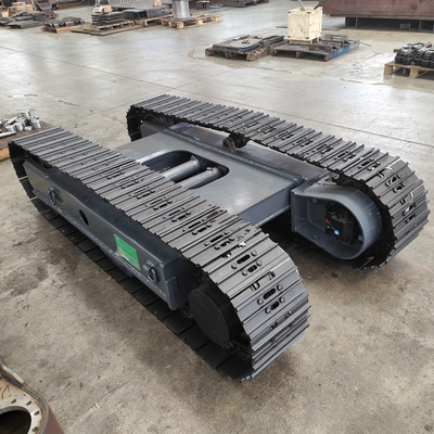10 toneladas de chassi de sub-carro para escavadeira e durável no setor de mineração de energia