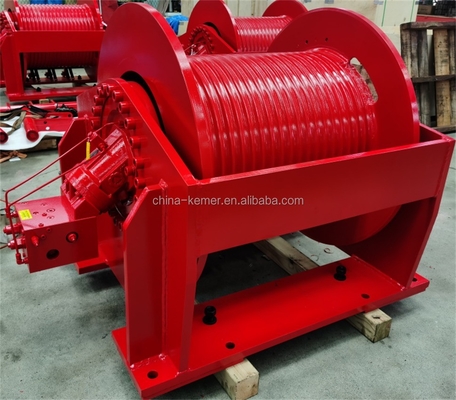 Vinil de arrasto hidráulico de 10 toneladas de aço de alto carbono de 120 V para amarre marítimo e barco salva-vidas Davit