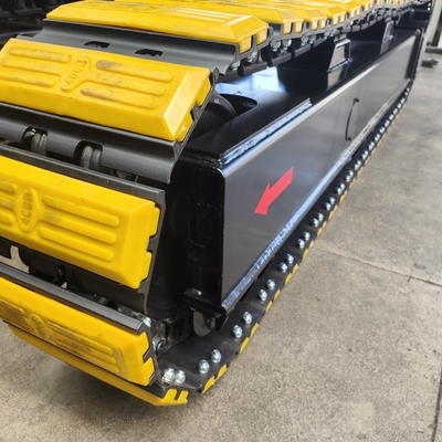 Chassi de rolamento de aço de 35 toneladas para escavadeiras e equipamentos de transporte Excelente desempenho