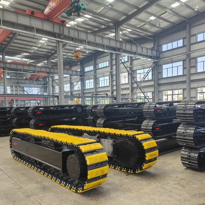 Chassi de rolamento de aço de 35 toneladas para escavadeiras e equipamentos de transporte Excelente desempenho