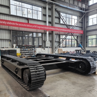 OEM Chassis de trilho de aço Crawler Tracked Undercarriage para escavadeira de perfuração Melhor escolha
