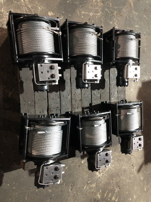 0-650KN Capacidade de guincho de guincho de pista pequena com motor hidráulico e baixo ruído