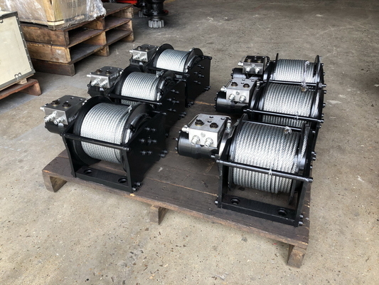 0-650KN Capacidade de guincho de guincho de pista pequena com motor hidráulico e baixo ruído