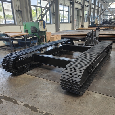 Lojas de material de construção Ferrocarril de subterrâneo Chassi de rastreamento com motor hidráulico