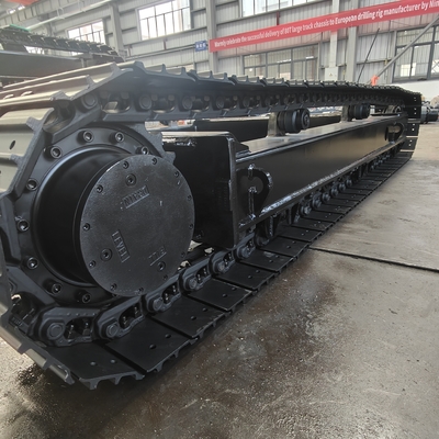 Lojas de material de construção Ferrocarril de subterrâneo Chassi de rastreamento com motor hidráulico