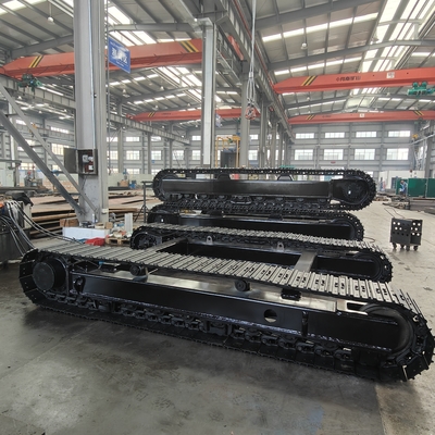 Lojas de material de construção Ferrocarril de subterrâneo Chassi de rastreamento com motor hidráulico