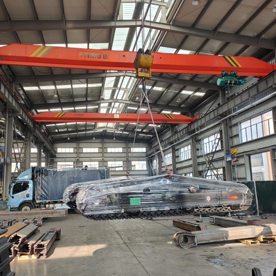 Lojas de material de construção Ferrocarril de subterrâneo Chassi de rastreamento com motor hidráulico