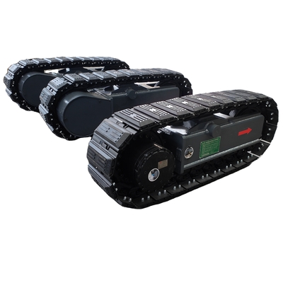 Chassis de 5 toneladas de aço e 8 toneladas de travagem de borracha para protecção da plataforma de perfuração