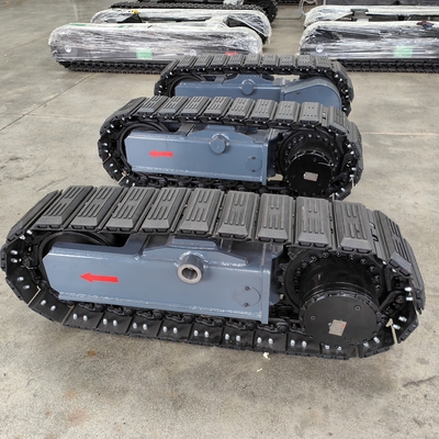 Chassis de 5 toneladas de aço e 8 toneladas de travagem de borracha para protecção da plataforma de perfuração