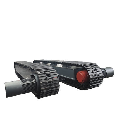 10-35 toneladas de motor elétrico de acelerador de trilho de aço chassi de rastreador para triturador de excavadora de plataforma de perfuração