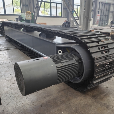 10-35 toneladas de motor elétrico de acelerador de trilho de aço chassi de rastreador para triturador de excavadora de plataforma de perfuração