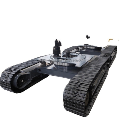 Chassis de subcarro de pista para mineração triturador móvel em oficinas de reparação de máquinas