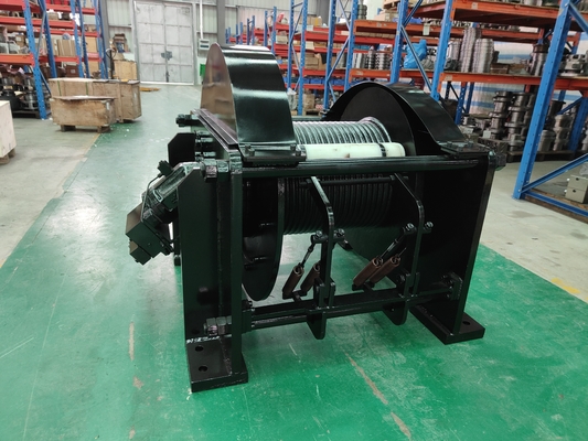 Guincho hidráulico para rebocadores, tractores, âncoras e escavadeiras, motor