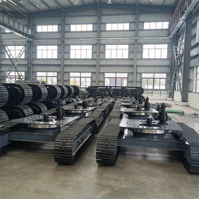 Chassis de rolamento de aço para caminhão de bombeamento de concreto de escavadeira de 8 toneladas