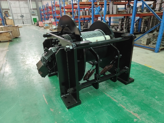 Guincho hidráulico para rebocadores, tractores, âncoras e escavadeiras, motor