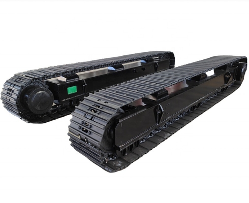 Energia Mineração Chassis de trilhos de aço pesado para triturador, plataforma de perfuração e escavadeira