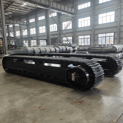 Energia Mineração Chassis de trilhos de aço pesado para triturador, plataforma de perfuração e escavadeira
