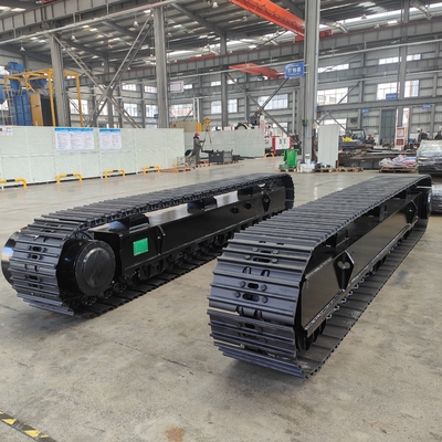 Energia Mineração Chassis de trilhos de aço pesado para triturador, plataforma de perfuração e escavadeira