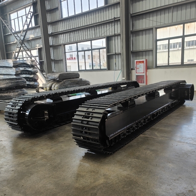 Energia Mineração Chassis de trilhos de aço pesado para triturador, plataforma de perfuração e escavadeira