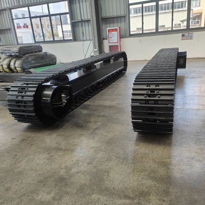 Energia Mineração Chassis de trilhos de aço pesado para triturador, plataforma de perfuração e escavadeira