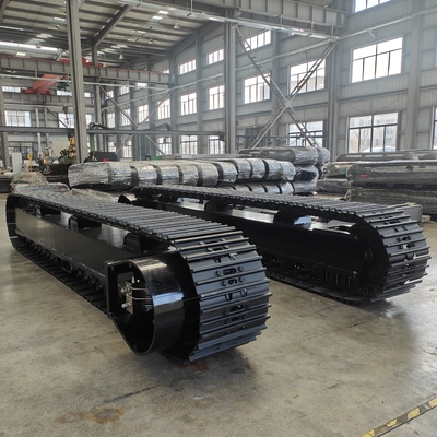 Energia Mineração Chassis de trilhos de aço pesado para triturador, plataforma de perfuração e escavadeira