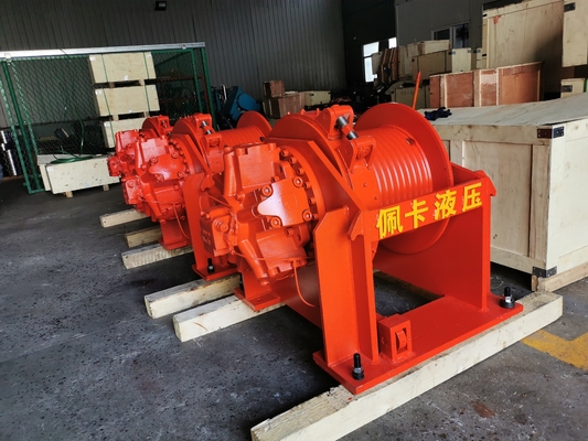 Motor de guincho hidráulico de aço para guinchos de tambor único de 10 toneladas