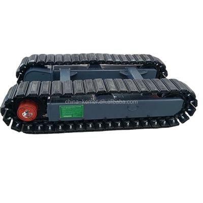 Pistas de borracha para escavadeiras Chassis Crawler Undercarriage Durabilidade excepcional