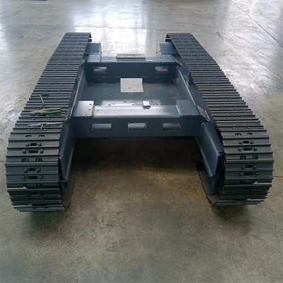 Chassis de carris de aço pesado de 25 toneladas para máquinas industriais e para carroças resistentes