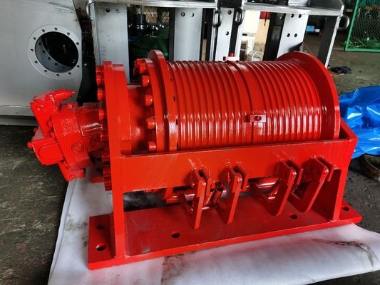 Classe industrial 0-650KN Capacidade Motor hidráulico Guincho de tambor duplo para industrial