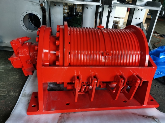 Classe industrial 0-650KN Capacidade Motor hidráulico Guincho de tambor duplo para industrial