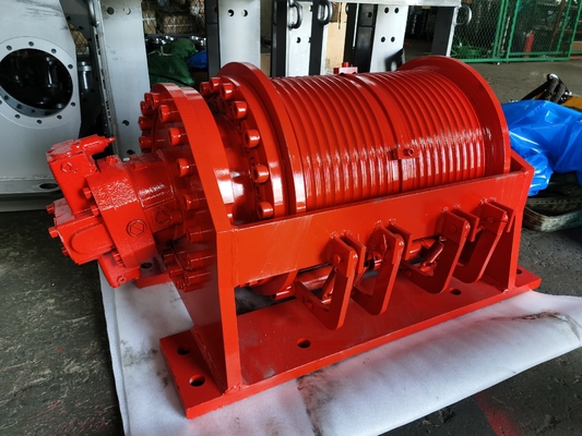 Classe industrial 0-650KN Capacidade Motor hidráulico Guincho de tambor duplo para industrial