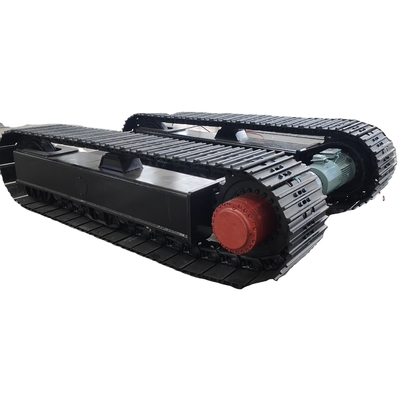 Motor hidráulico, tração elétrica, subbaixo de trilho de aço para máquinas de equipamento pesado