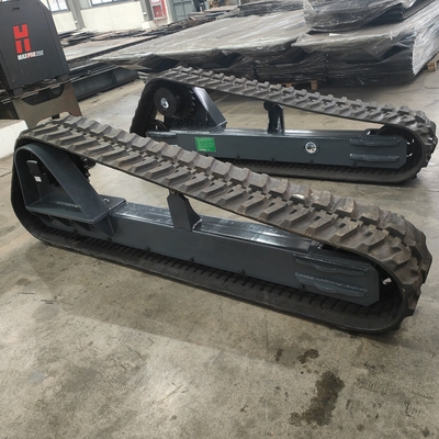 Lojas de reparação de máquinas Todos os terrenos Customizado Chassi de sub-carro de trilhos de aço de borracha
