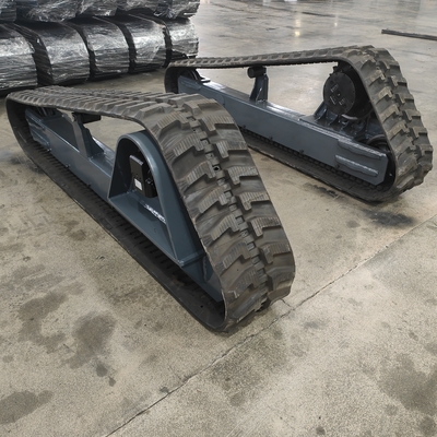 Lojas de reparação de máquinas Todos os terrenos Customizado Chassi de sub-carro de trilhos de aço de borracha