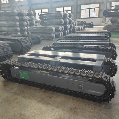 Excavador Crawler Chassis de aço com trilho para operação suave e durabilidade