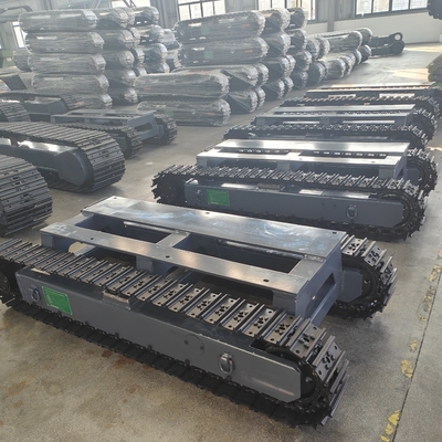 Excavador Crawler Chassis de aço com trilho para operação suave e durabilidade
